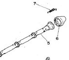 157-14783-01-00 Yamaha New Factory Oem Exhaust Muffler Silencer Tail Nut