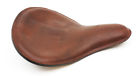 1650-5 Aaok Russet Brown Leather Solo Seat Thin Style Harley Wr