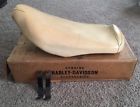 2207 Bates Vintage Original Accessories Harley Davidson Tan Dual Motorcycle Seat