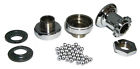 4080-7 Aaok Chrome Frame Cup Mounting Kit Complete For Harley