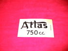 4400205 Norton Atlas Gas Tank Sticker Fuel