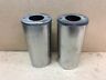 45964-49 Oem Fork Slider Covers Cowbells Panhead Shovelhead Flh