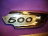 47161-15600 Suzuki Rh Oil Tank Emblem Badge Chrome Titan