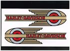 5917-36 Harley Davidson 36-39 Knucklehead Speedball Gas Tank Decal Transfers Oem P N
