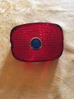 1973-p.resen 6-028b Eastern Motorcycle Parts Tail Light Lens Red With Blue Dot