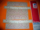 60989-78p Harley Davidson Aermacchi Amf Nos 1978 Ss250 Sx250 Black Tank Decal Set