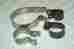 65512-37a 65513-58 65275-57 65293-58 Harley Davidson 1958-69 Fl Exhaust Clamps Stainless Steel Parkerized 4 Pc
