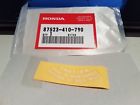 87523-410-790 Honda Cbx Supersport Speedo Caution Label Nos