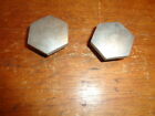 97-1659 Nos Set Of Fork Tube Top Nuts Cad Plate Triumph