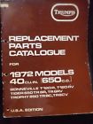 99-0953 Triumph Replacement Parts Catalogue