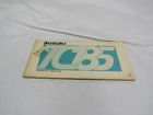99011-29611 Suzuki Genuine Owners Manual