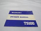 99011-48562-03a Suzuki Genuine Owners Manual