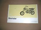 99473-72 Harley Davidson Aermacchi Amf Nos Shortster Owners Manual Blemished Cover