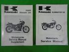 99924-1228-03 99924-1093-52 Kawasaki Geunuine Lot Of Manuals Eliminator