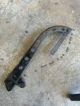 6033-6 Aaok Oem Black Rear Chain Guard 58-62 Harley Panhead Custom