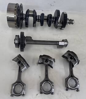 Cb4cg852lq16592 Abm 2006 -2008 Triumph 675 Daytona Crankshaft Flywheel Rods Pistons Bearing Balancer