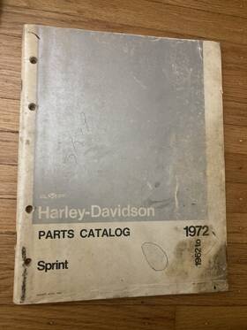 Aermacchi 99455-72a 1965 Harley Sprint 250cc 350cc Parts Catalog
