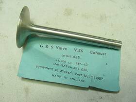 013989 Ajs Original Oe New Nos Matchless Md18 G80 G80cs Exhaust Valve Part # Fits 1949 T0 60