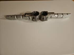 Altr-0-2102 Altrider Universal Highway Foot Pegs 1.25 Inch 31.75 Mm Diameter Bar -silver