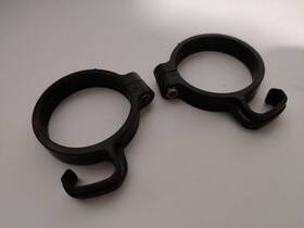 2b008616 Aprilia 2022 Tuono 660 Front Fork Clamp Cable Guide Set 21-23
