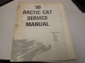 0153-324 Arctic Cat Factory Wiring Diagrams Service Manual 1980 Lynx Jag Panther