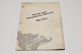 0185-162 Arctic Cat Oem Setup And Predelivery Manual 80 Lynx