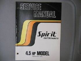 0153-103 Arctic Enterpises Enterprises Spirit Outboards Service Manual 1977 4.5hp Model