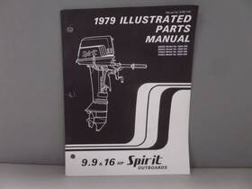 0185-144 Arctic Enterprises Illustrated Parts Manual 9.9hp 16hp Spirit Outboard