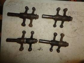 898-49 Ariel 912-49 Used Original Square Four Set Of Rocker Lever With Spindles