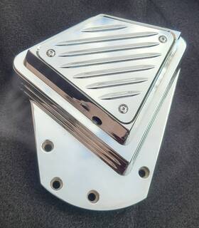 03-930 Arlen Ness Evo Cam Cover Diamond Grooved Fits Harley Softail Fxr Big Twin