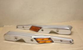 06-905 Arlen Ness Rare Rear Fender Struts With Turn Signal Light For Harley Fxr 87 00