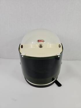 Star-120 Bell Read Vintage Star 120 Motorcycle Scooter Crash Helmet Full Face 7-1/2 1974