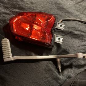 3304445 Benelli Oem Rear Foot Brake Lever And Taillight