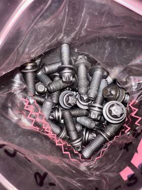 07129909333 Bmw Used Genuine 1 Bag Of 50 Pcs With Washers Internal Torx Screw Oem