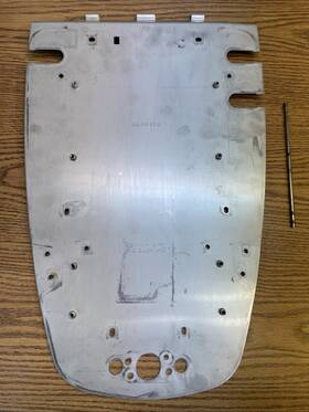 46548548473 Bmw R1200rt 2014 To 2018 Radio Units Base Plate Part #