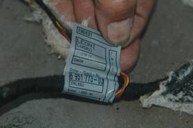 61318373741 Bmw 1 Dd-13 6951773-03 Oem Leoni Lwsro 111078 11 Dach Used Head Liner Wiring