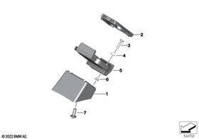 77527726412 Bmw Cover For Mount Cradle - Genuine Oem Bmw-motorrad New