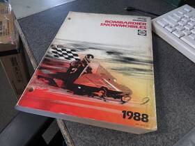484055000 Bombardier Factory Service Repair Shop Manual 1988 Snowmobiles