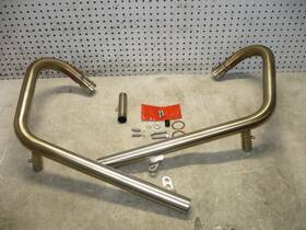 Bc902-025-br British Customs Bonneville Street Speed Twin 2-2 Drag Pipe Exhaust