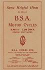 Bs035 B.s.a 1929 Bsa Helpful