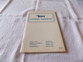 00-4153 Bsa Original Oem Ownersft Handbook Models A50 A65fs A65l A65t - 1970 Free Ship