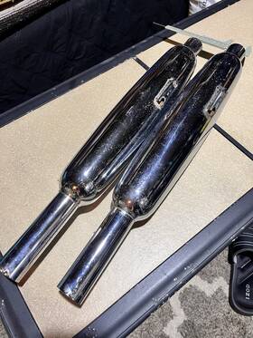 68-2785 Bsa 68-2728 A50 A65 Silencers Muffler Set 68-2732 68-2733 1962-70