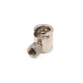 Carpopart 609876296335 Brass Tone 9mm Thread Button Head Grease Zerk Nipple Fitting Coupler For Car