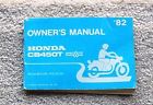 Cb450t Honda 1982 Hawk Owners Manual
