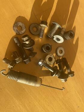 5066-3412 Centerstand Honda Cb750 Rc42 Exhaust And Hardware Nuts Bolts Spacers Bushings