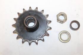 1239-es530-13 Chinese Atv 2004 At80 Four Wheeler Front Sprocket And Nuts
