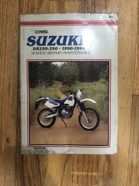 Dr250-350 Clymer 024185760269 Manuals Service Manual Suzuki Cm476