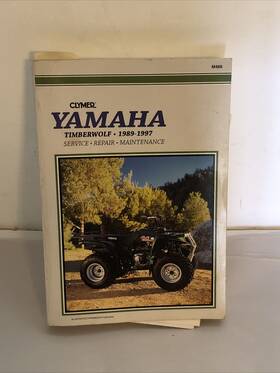 Cm4892 Clymer 024185769569 Manuals Service Manual Yamaha Timberwolf 1989-1997