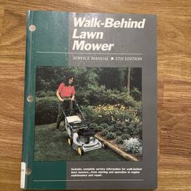 Clymer 024185864769 Walk Behind Push Lawnmower Service Manual 5th Edition