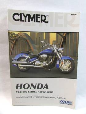 Clymer 024185923176 M230 Service Shop Repair Maint Manual Honda Vtx1800 Series 2002-2008